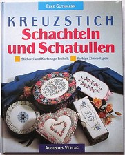 NEU Buch Kreuzstich Schachteln und Schatullen von Elke Guthmann Augustus-Verlag