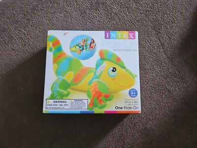 Intex Gecko Inflatable Pool Float Ride On Toy 2015 NIB