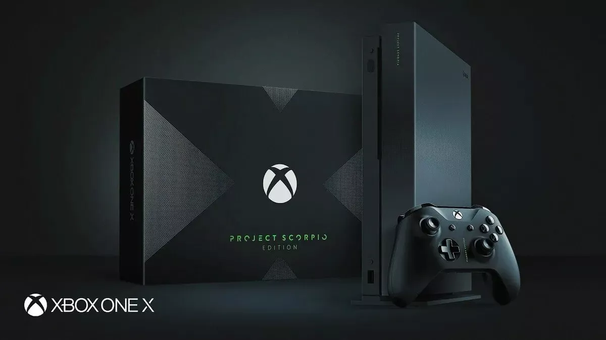 Console - Microsoft Xbox One X - Project Scorpio Edition - 1 TB (Boxed)