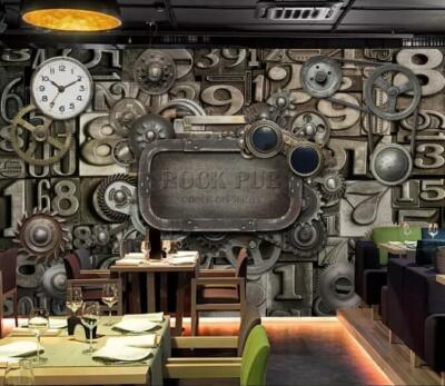 3D Rock Club 8688NA Wallpaper Wall Mural Removable Self-adhesive Fay