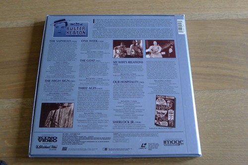 THE ART OF BUSTER KEATON SET OF 3 , VOL 1,2,3 / BOX SETS / LASERDISC - Picture 2 of 6