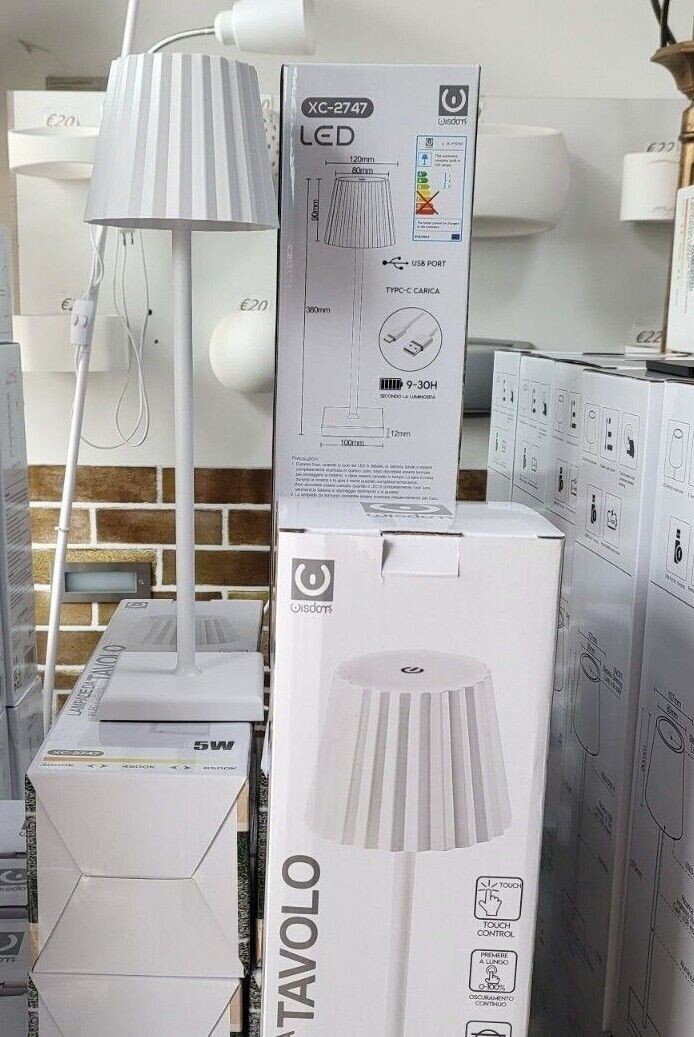 Poldina Lampade Da Tavolo Ricaricabili - Foto 2