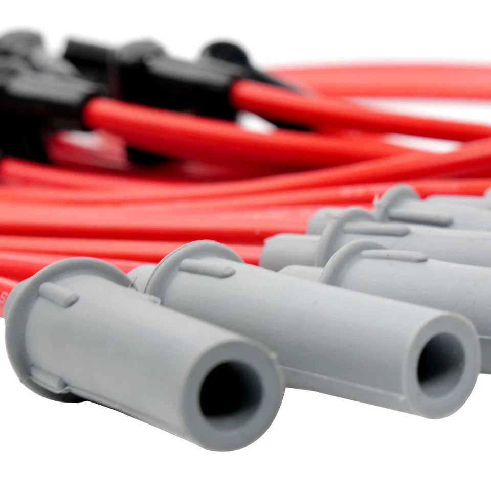 1*Red Ignition Spark Plug Wires Set For 1990-2003 Dodge 1500 2500 3500 Truck Van - Image 2 of 4