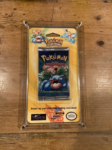 Pokemon Base Set Booster Blister Pack Factory Sealed - Venusaur