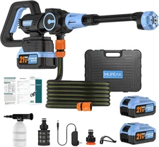 Cordless Pressure Washer, 1100Psi-Brushless Portable Power Washer with 2 Batteri