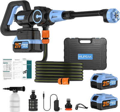 #ad Cordless Pressure Washer 1100Psi Brushless Portable Power Washer with 2 Batteri $252.56