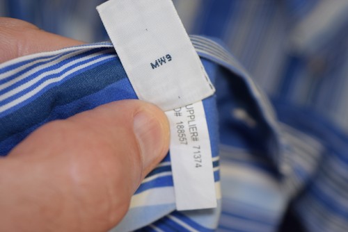 Camisa Polo Ralph Lauren Calce Personalizado Manga Larga Con Botones PARA HOMBRES L Rayas Azul - Imagen 10 de 16