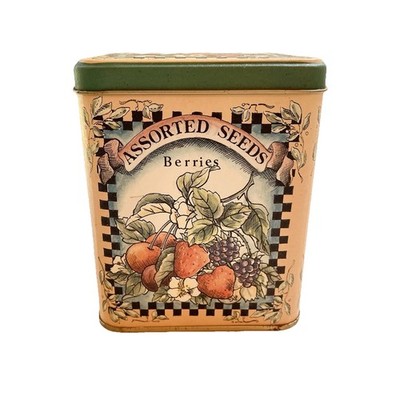 Vintage Tin Seed Packets Century Resources Metal Cornflower Eggplant etc