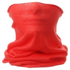 Summer Cooling Neck Gaiter Unisex Sun Protect Face Mask, Red