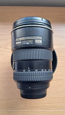 Nikon AF-S DX Nikkor 17-55mm f/2.8G IF-ED Objektiv, Gegenlichtblende, Schutzkappen Beschreibung lesen!