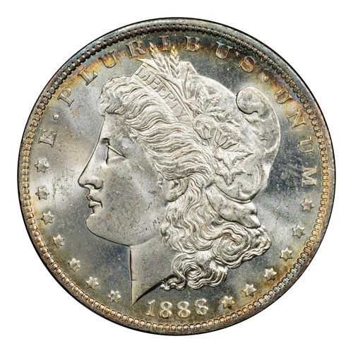 1888-O Morgan Silver Dollar PCGS MS-65
