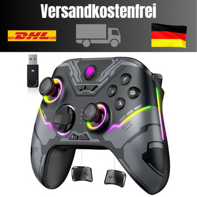 RGB-Controller mit Hall-Trigger | Bluetooth & USB | 20h Akku