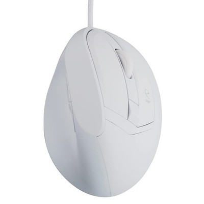 Digio2 Ergonomic Mouse 5 Buttons BlueLED White