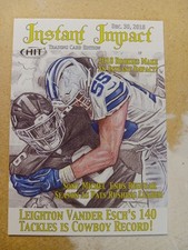 2019 Sage Hit Instant Impact Leighton Vander Esch ##51