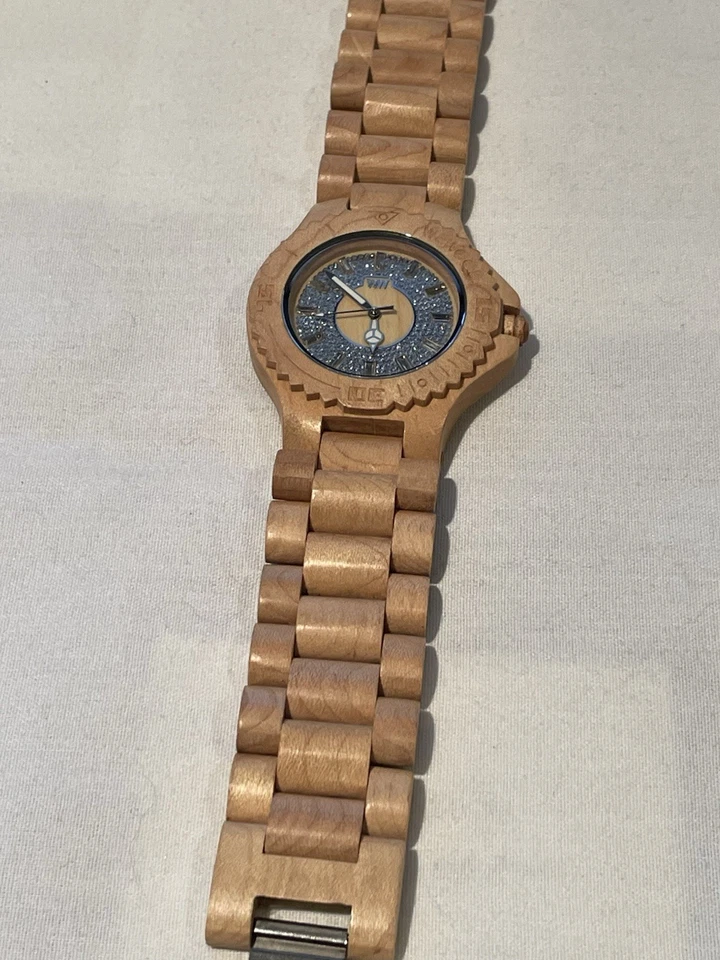 WeWood Unisex Sargas Beige Wood Watch 42mm All Natural Rare Dial E13-178 - image 2 of 4