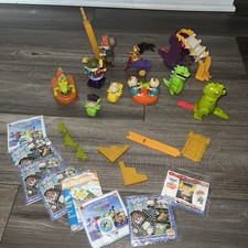 Vintage 1998 The Rugrats Movie Burger King Kids Meal Toys Lot W/ Paperwork