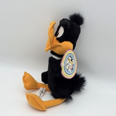 Vintage 1995 Warner Bros Studio Store Daffy Duck 12  Plush Stuffed Toy 90s NWT