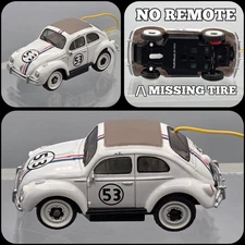 Vintage Radio Shack Zip Zaps "Herbie Fully Loaded" VW Beetle CAR ONLY FOR PARTS