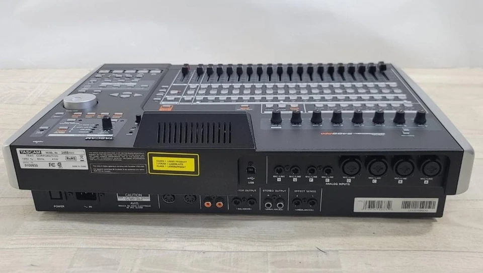 TASCAM 2488neo 24-track recorder MTR CD-R All Function Tested w/ Manual Adapter - Image 4 of 4