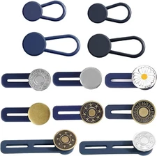 12PCS Button Extenders for Jeans, KAJUDA Pants Button Extender - Instant Waistba
