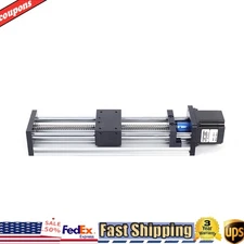 200mm Linear Guide Rail CNC Slide Stage Actuator Ball Screw Motion 23 Nema Motor