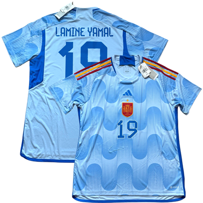 2022/23 Spain Away Jersey #19 Lamine Yamal XL adidas International