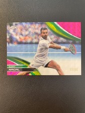 2025 Topps Chrome Tennis Sumit Nagal Pink Geometric 12/65 BJAB
