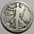 1917-S Obverse Walking Liberty Half Dollar 50c Coin ~ 90% Silver (A123)