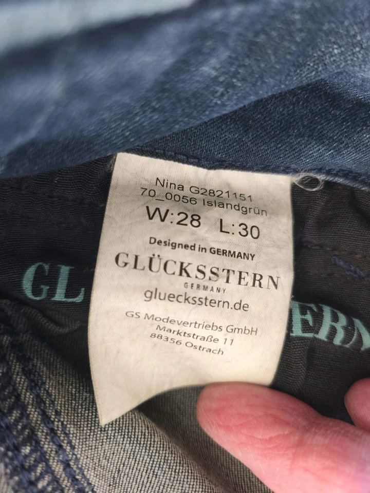 Glücksstern Stretch Jeans Stretchjeans Hüftjeans Slim Fit - Bild 4 von 4