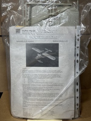 Huma 1/72 Scale Dornier Do JII ''Wal'' A,B,D,E - Factory Bagged Kit