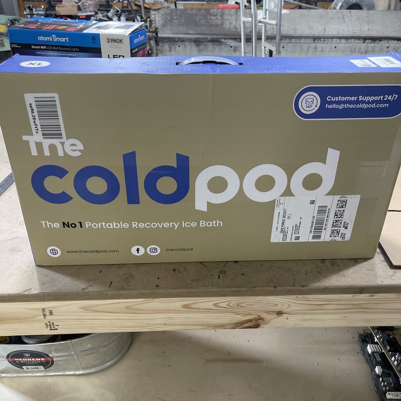 The Cold Pod Portable Recovery Ice Bath Black XL