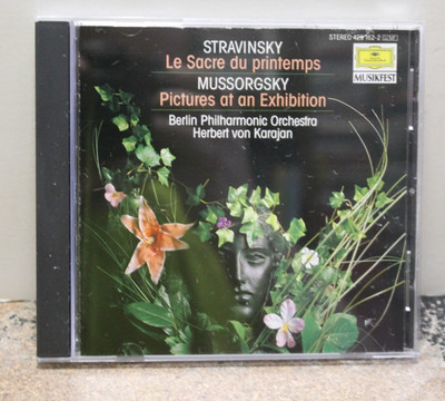 Stravinsky: Le Sacre du Printemps; Mussorgsky: Bilder einer Ausstellung - CD