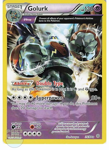 Golurk 35/98 Pokemon AOR Ancient Origins Regular Finish NM/M