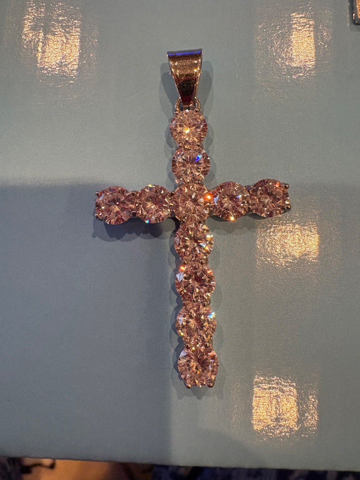 Sparkling Elegant Cross Pendant for a Dazzling Look
