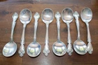 Gorham Sterling Silver Flatware Accessory Piece - 6.25" Soup Spoons (8)