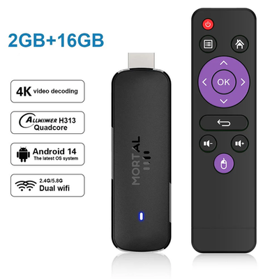 Tv Stick Mortal Q8 4k Android 14 Wifi Bluetooth Y Control De Voz $110.000