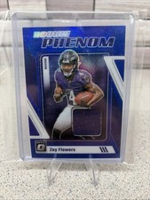 Zay Flowers RC 2023 Panini Donruss Optic Prizm Rookie Phenom Patch #RP-ZF