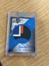 2025 Topps Five Star - Jumbo Prime Autographs Johan Santana #JPA-JSA Blue /21