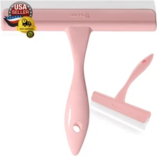 5" Silicone Shower Squeegee for Glass Doors & Car Windows - Small & Mini Size St