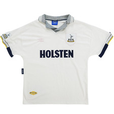 Vintage 1993-1995 UMBRO Holsten Tottenham Hotspur Home Football Soccer Jersey L