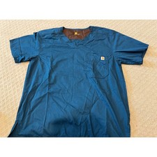 NWT Teal Carhartt scrub top size Medium M