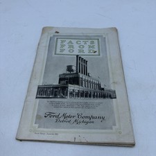 1920 Facts From Ford Booklet Ford Motor Company Model T River Rouge Book 1920 Facts From Ford Booklet Ford Motor Company Model T River Rouge Book
