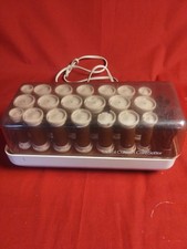 Clairol Hot Rollers Curlers Custom CareSetter Flocked Velvet KF20 WORKS NO CLIPS