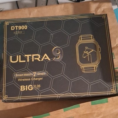 DT900 Ultra 9 Smart Watch 49mm Black 