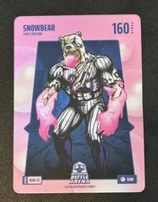 2025 Bo Jackson Battle Arena Alpha Update Snowbear Bubble Gum SSP Pete Alonso
