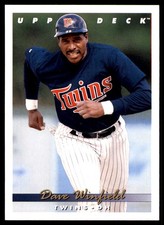 Dave Winfield 1993 Upper Deck #786 Twins MLB READ FREE SHIPPING AutographDen