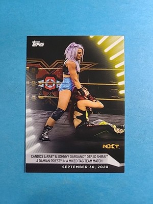 Candice LeRae 2021 Topps WWE Women's Division Wrestling Card # 77 J0335