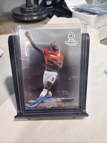Romelu Lukaku [Refractor] #16 2017 Topps Chrome UEFA Champions League card