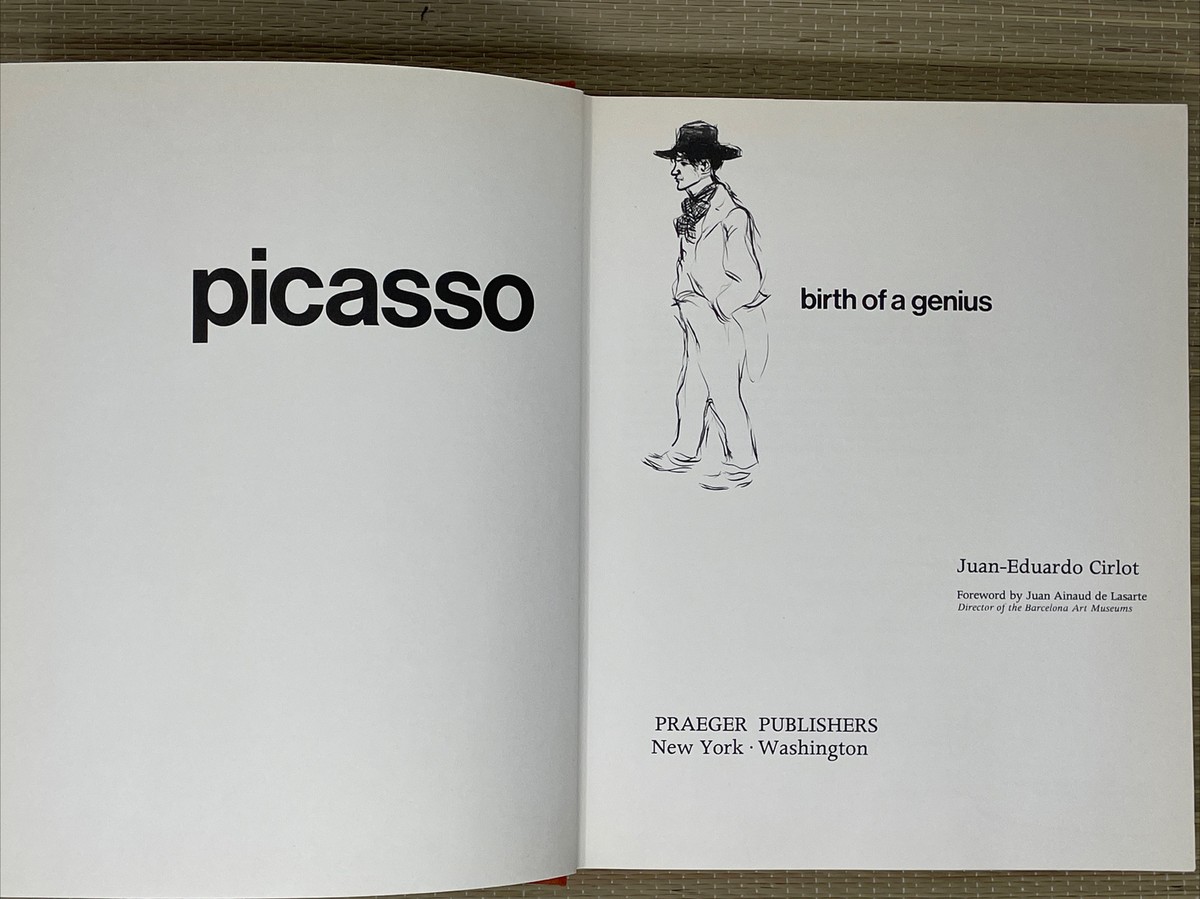 Picasso Birth Of A Genius By Cirlot, Juan-Eduardo | eBay
