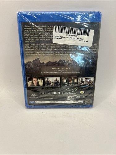 THE LAST KINGDOM TV SERIES COMPLETE SEASON TWO 2 Blu-Ray Disc SET SEALED NEW - Foto 2 di 2